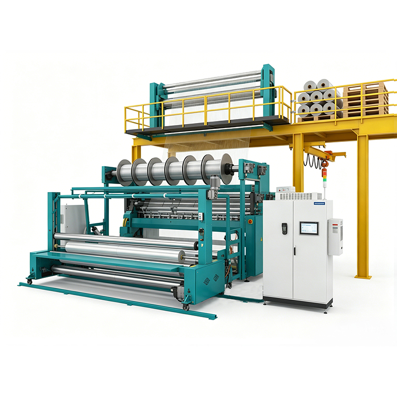 YRS3-M-F-I Raschel Chopped Fiber Bixial Warp Knitting Machine(HX)